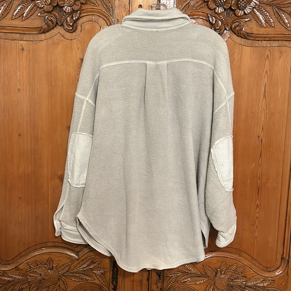 Free People Shacket in Chalk White - Picture 2 of 3